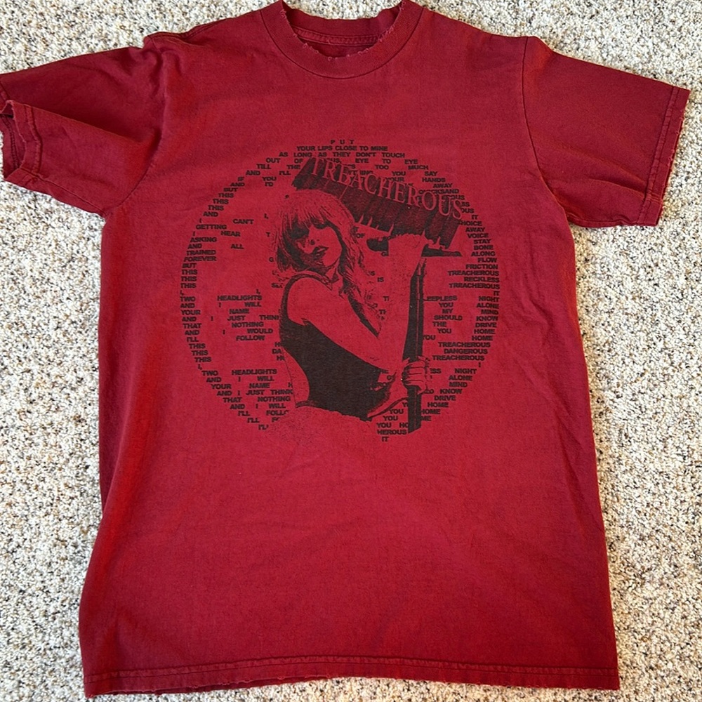 Authentic Taylor, Swift, Treacherous T-shirt. Size medium.